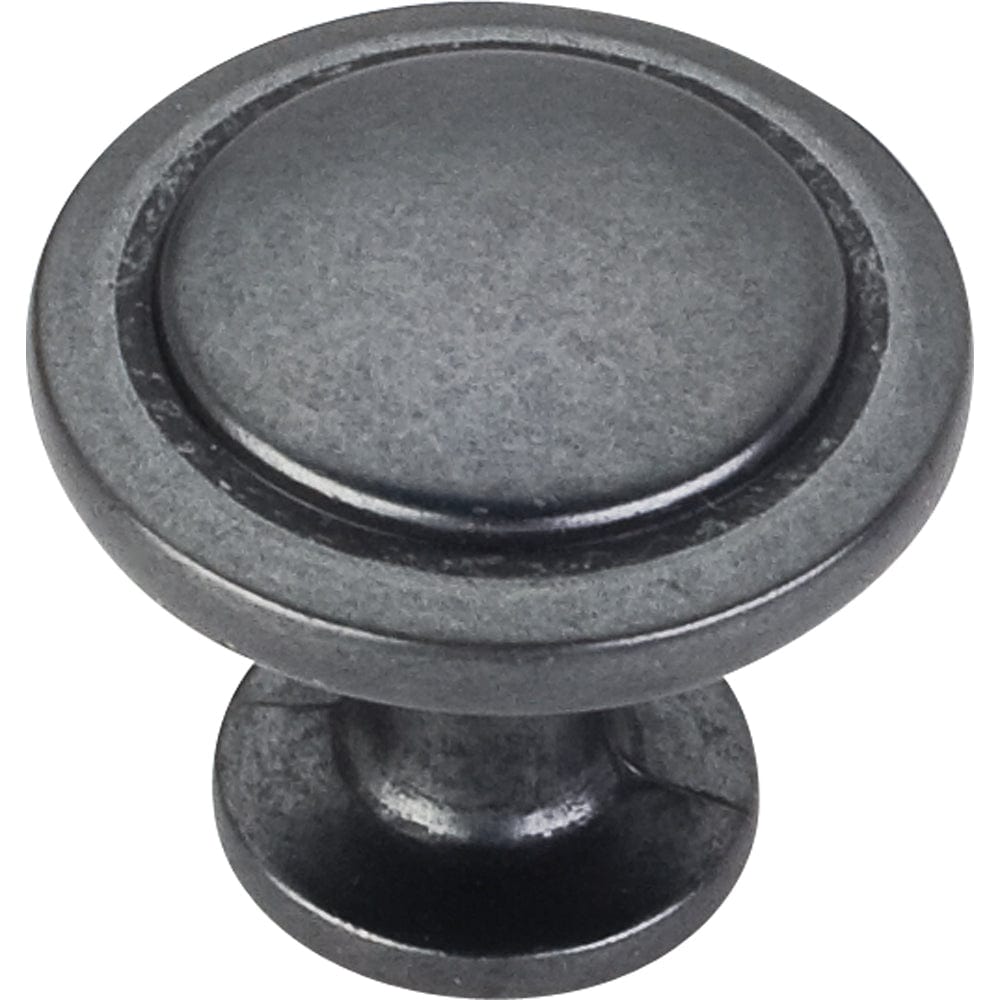 Gatsby Knob, 1-1/4" Dia., Gun Metal alt 0