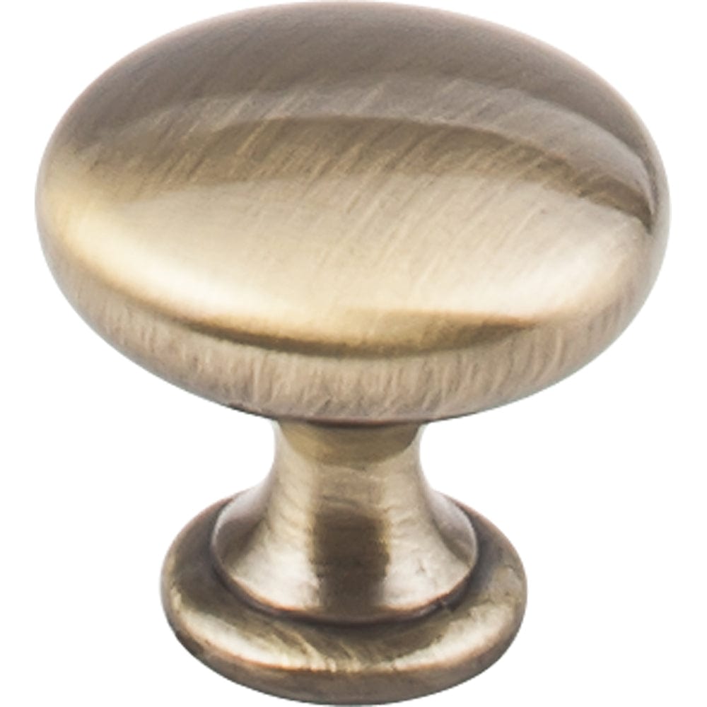Madison Knob, 1-3/16" Dia., Brushed Antique Brass alt 0