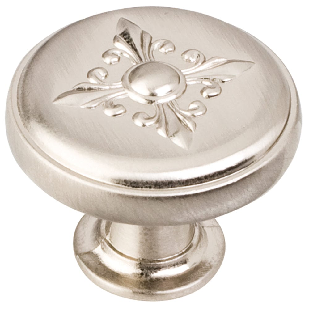 Lafayette Baroque Knob, 1-3/8" Dia., Satin Nickel alt 0