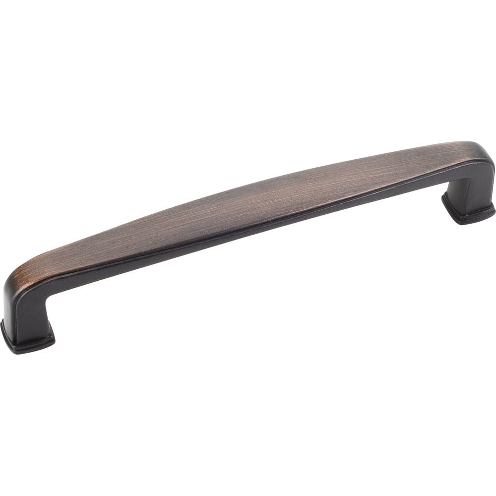 Milan 1 Plain Square Pull, 128 mm C/C, Brushed Oil Rubbed Bronze alt 0
