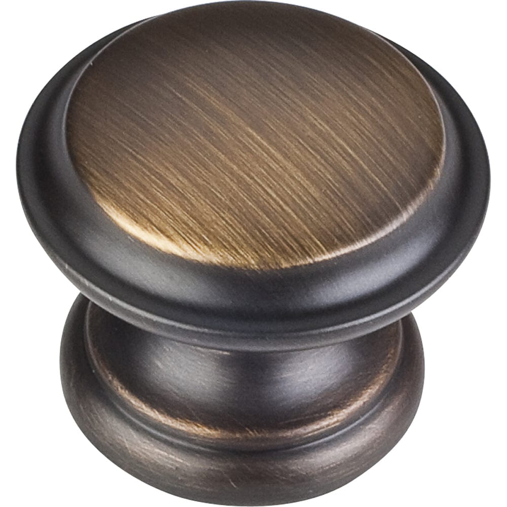 Cordova Knob, 1-3/8" Dia., Antique Brushed Satin Brass alt 0