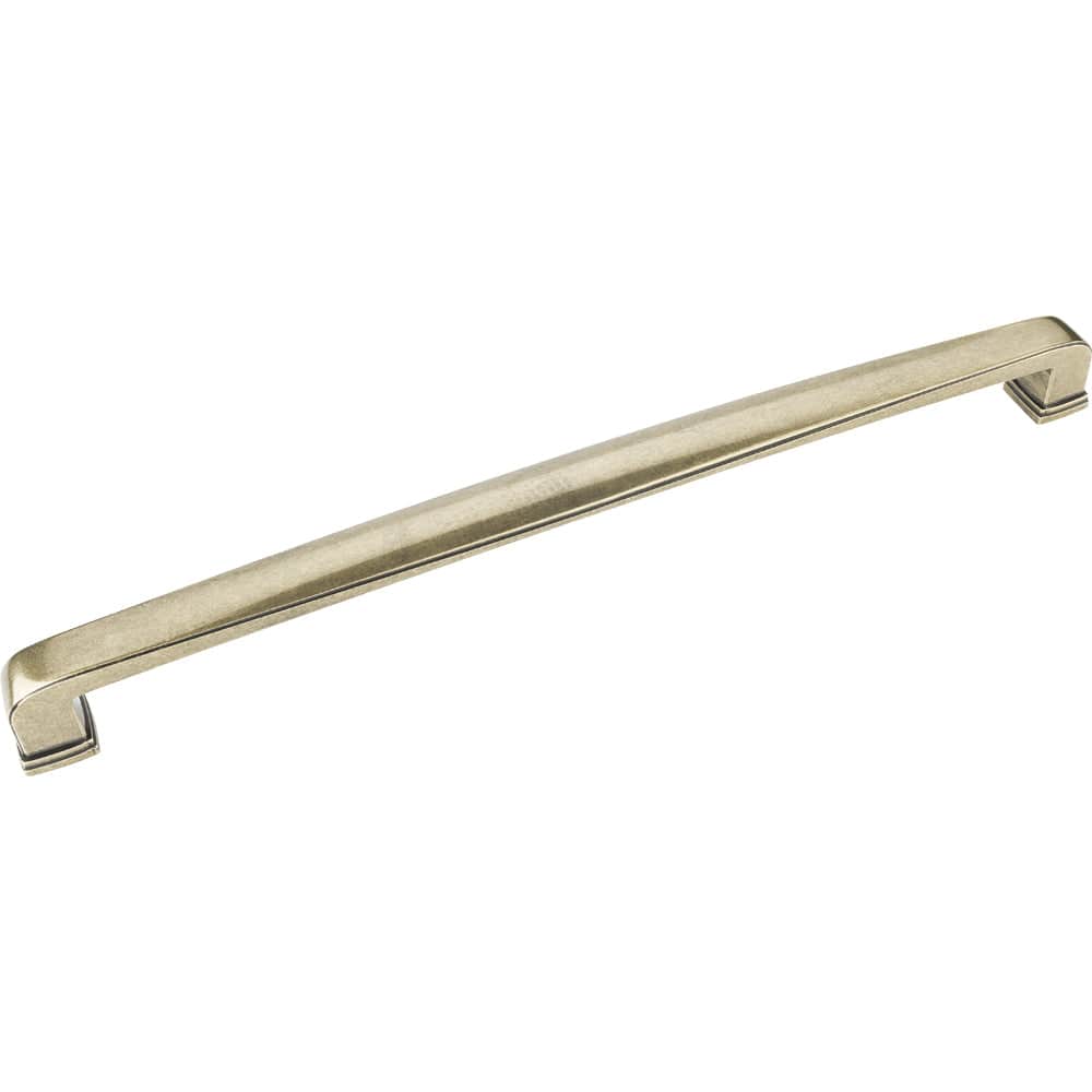 Milan 1 Appliance Handle, 12" C/C, Distressed Antique Brass alt 0