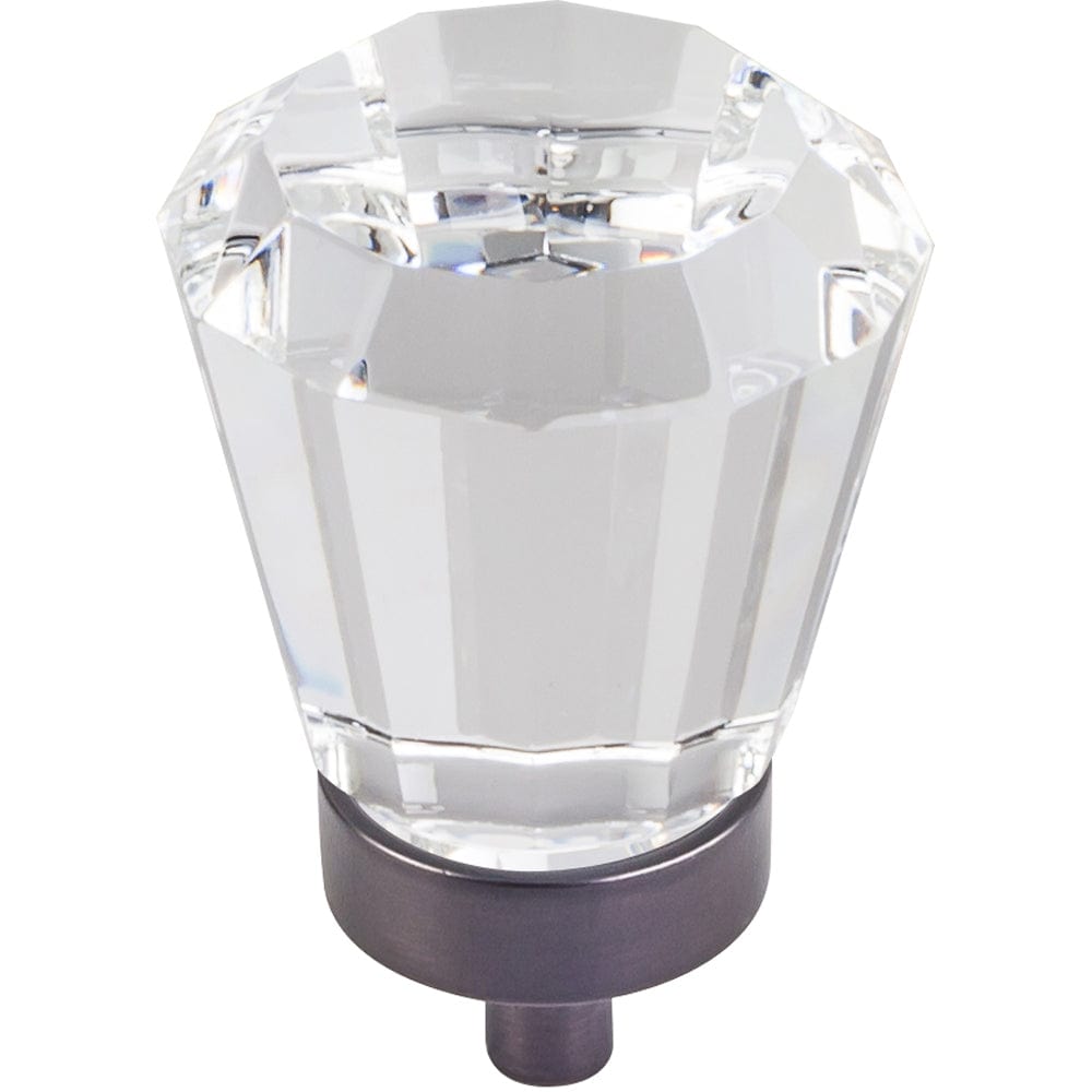 Harlow Large Tapered Glass Knob, 1-1/4" Dia., Brushed Oil Rubbed Bronze alt 0