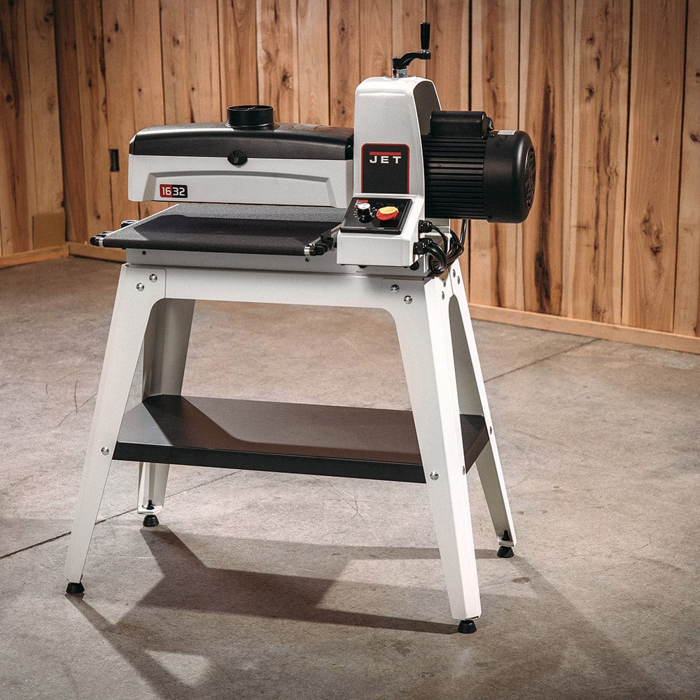 16" Drum Sander with Open Stand - 1-1/2 HP 1 Ph 115V - JWDS-1632