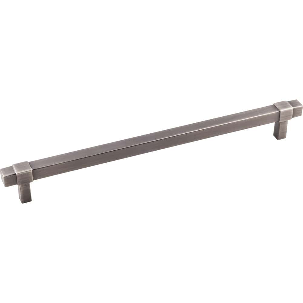 Zane Pull, 224 mm C/C, Finish -Brushed Pewter alt 0