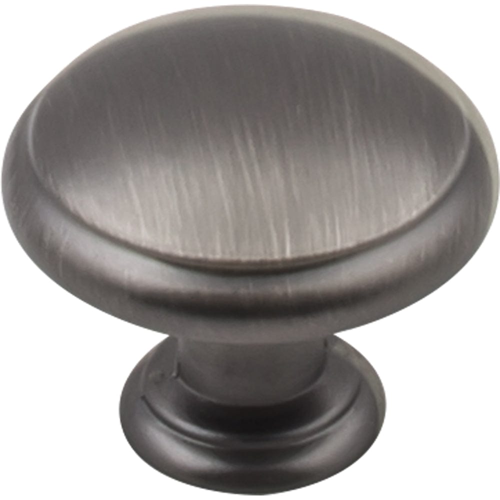 Gatsby Knob, 1-3/16" Dia., Brushed Pewter alt 0