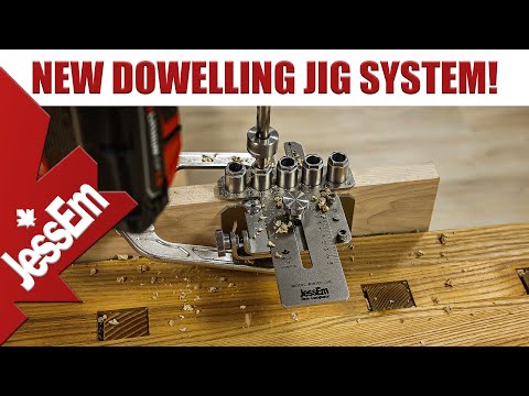 JessEm Stainless Steel Dowelling Jig - The BEST Dowelling Jig for Woodworking
