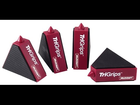 Milescraft TriGrips - Work Supports for Routing, Sanding, Painting, Drilling, Carving and More!