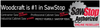 Banner showing SawStop Authorized Online Reseller logo with text promoting Woodcraft as top SawStop seller