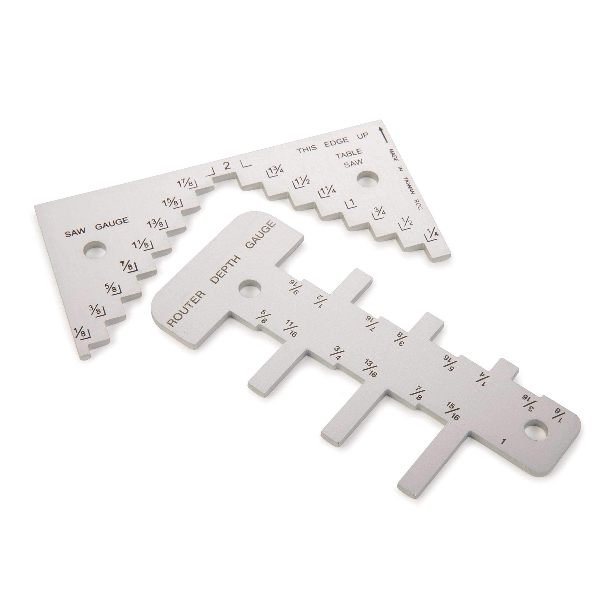 Router and Saw Depth Gauge - 2 Piece alt 0