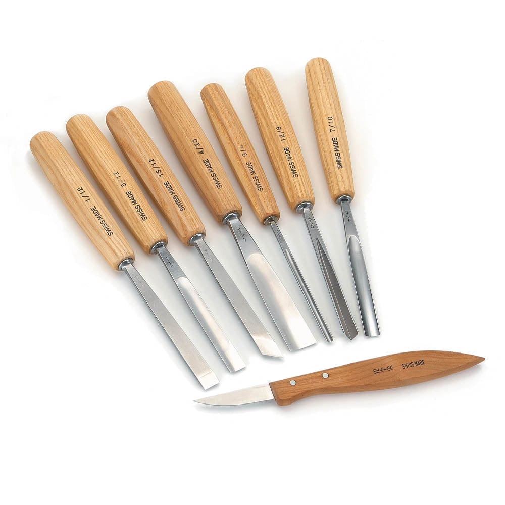 Full Size Carving Tool Set - 8 Piece