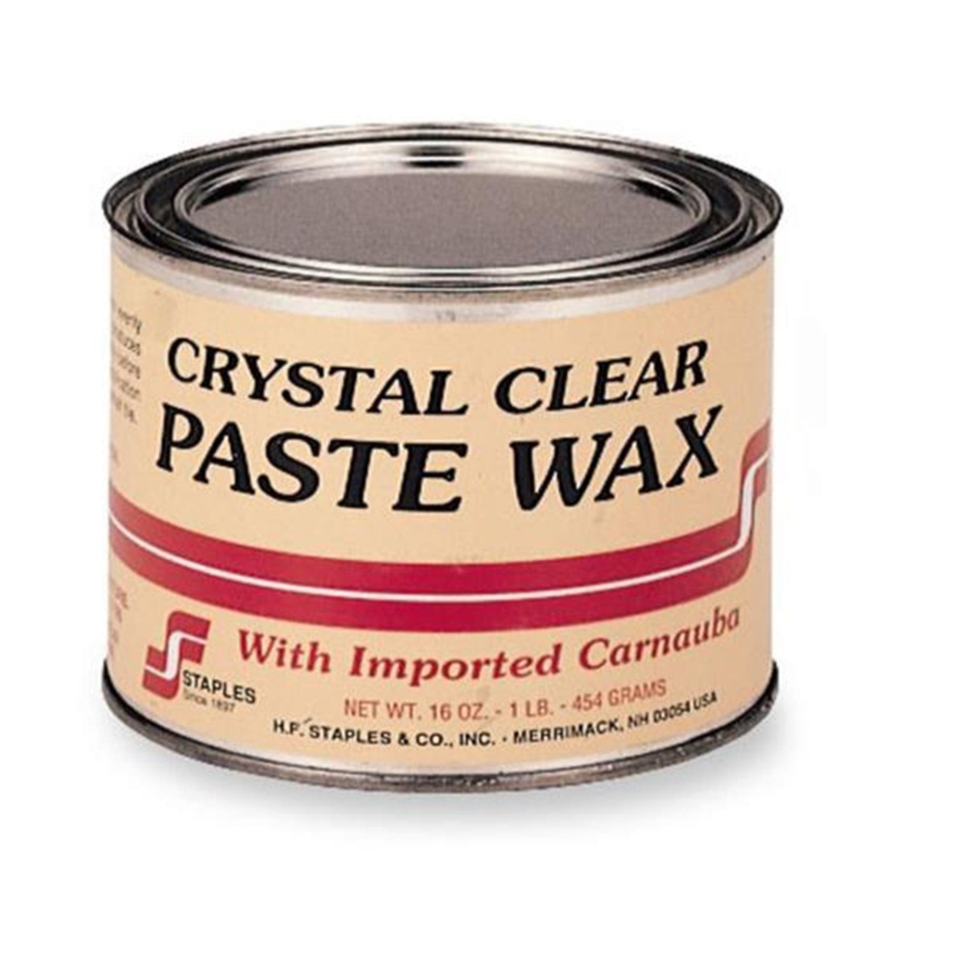 Furniture and Bowling Alley Paste Wax - Clear - 1 lb alt 0