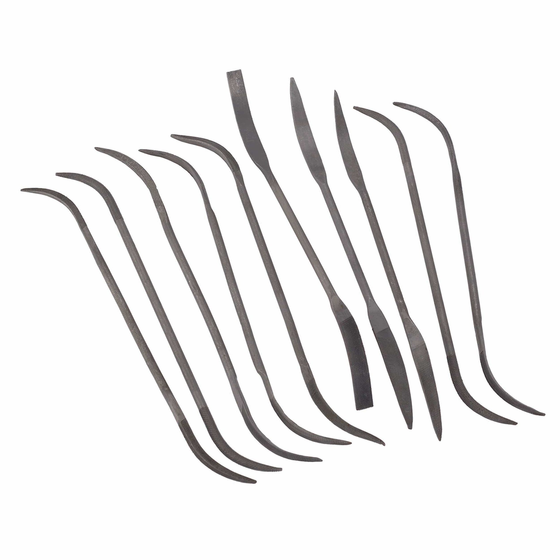 Smooth Cut Riffler File Set - 10 Piece alt 0