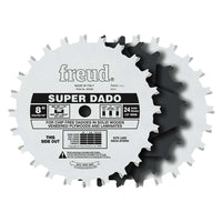 Circular Saw Super Dado Saw Blade Set 8" x 5/8" Bore