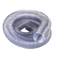 2.5" x 10' Flexadux PV Dust Collection Hose - Clear alt 5