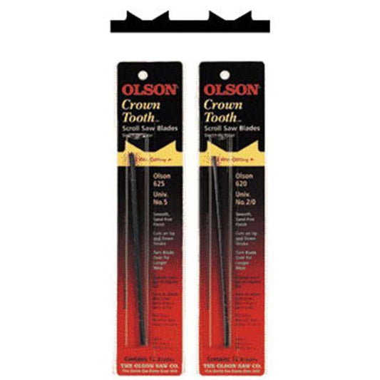 Crown Tooth Scroll Saw Blade - .014" x .032" x #3 x 16 TPI - 12 Pack