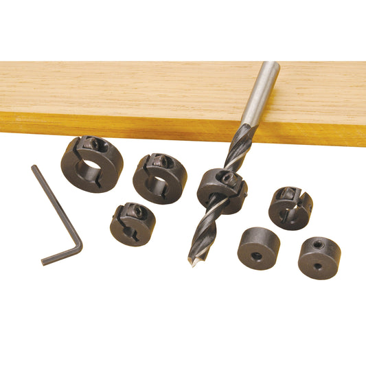 Drill Bit Stop Collars Set - 7 Piece alt 0