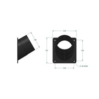 4" ABS Universal Dust Collection Port alt 0