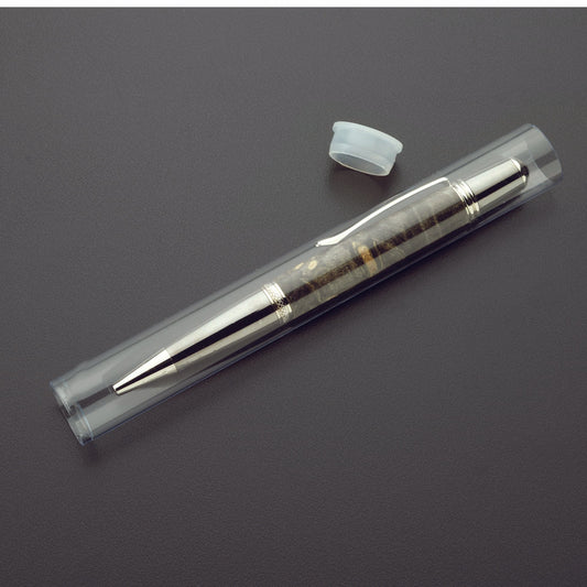 Round Pen Tube Case - Clear - 10 Piece alt 0