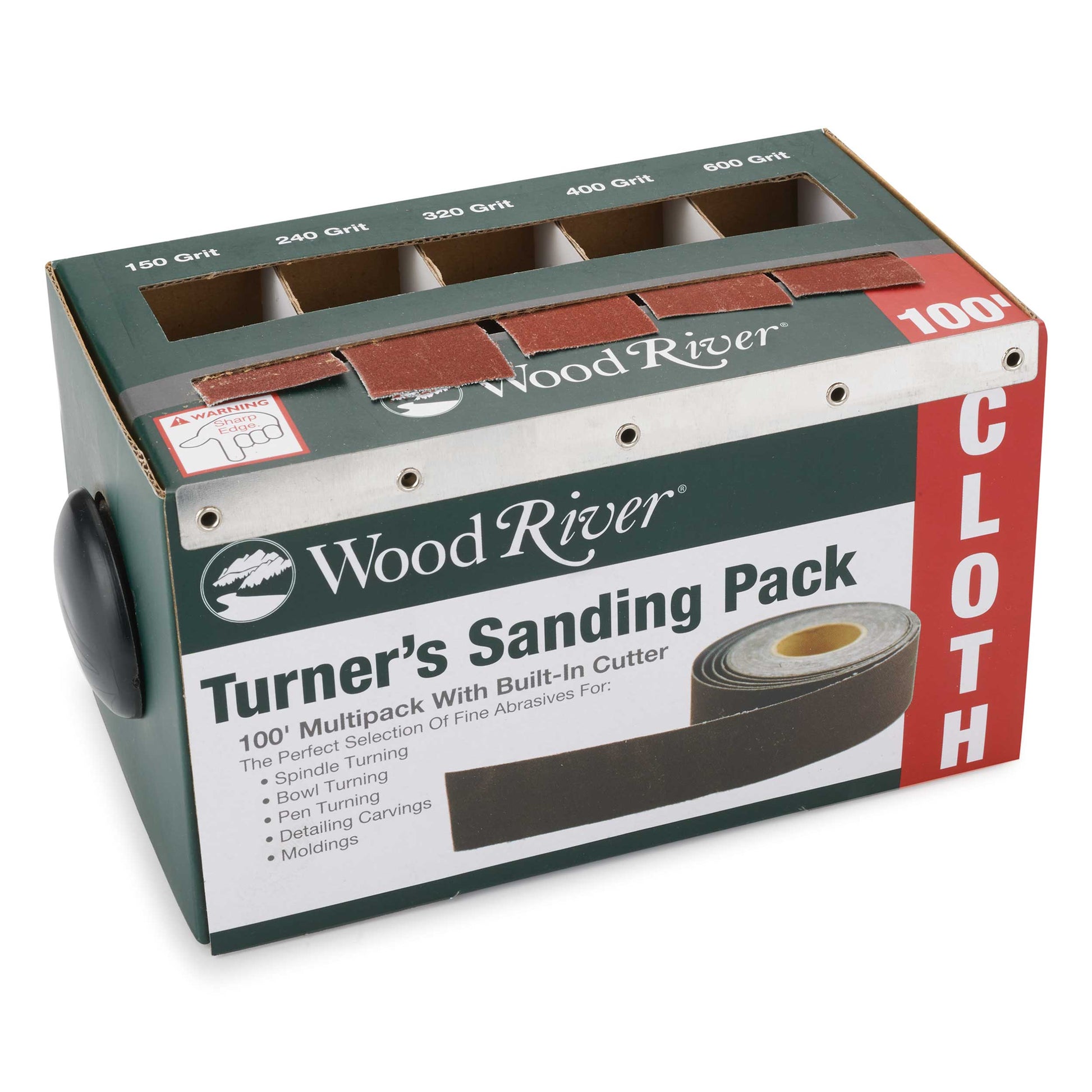 Turner's Sanding Pack - 1" x 20' Sanding Rolls - 5 Grit Assortment