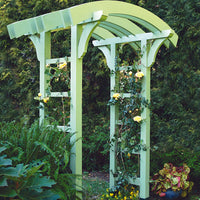 Woodworking Project Paper Plan to Build Garden Arbor and Gate alt 0