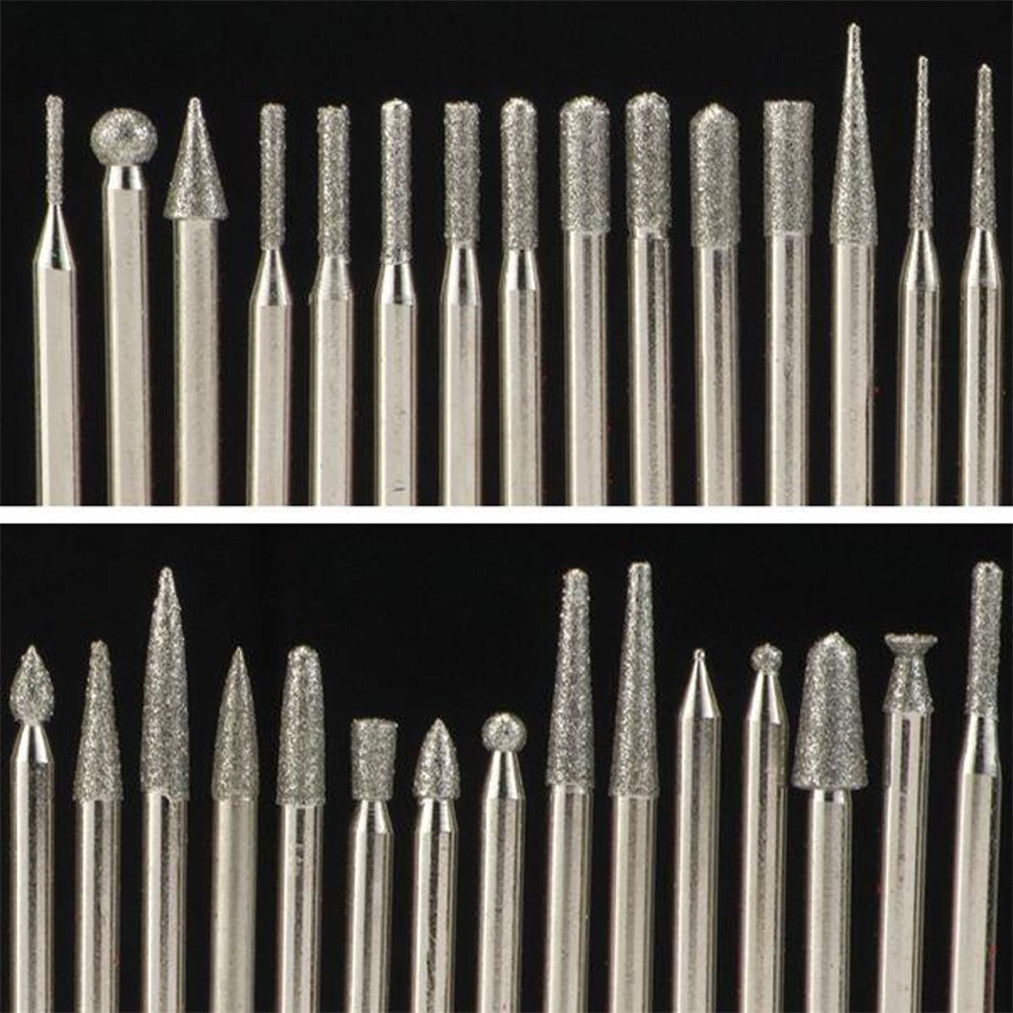 Diamond Tip Carving Burr Set - 120 Piece alt 0