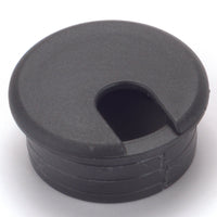 3" Cable Management Plastic Grommet Black alt 0