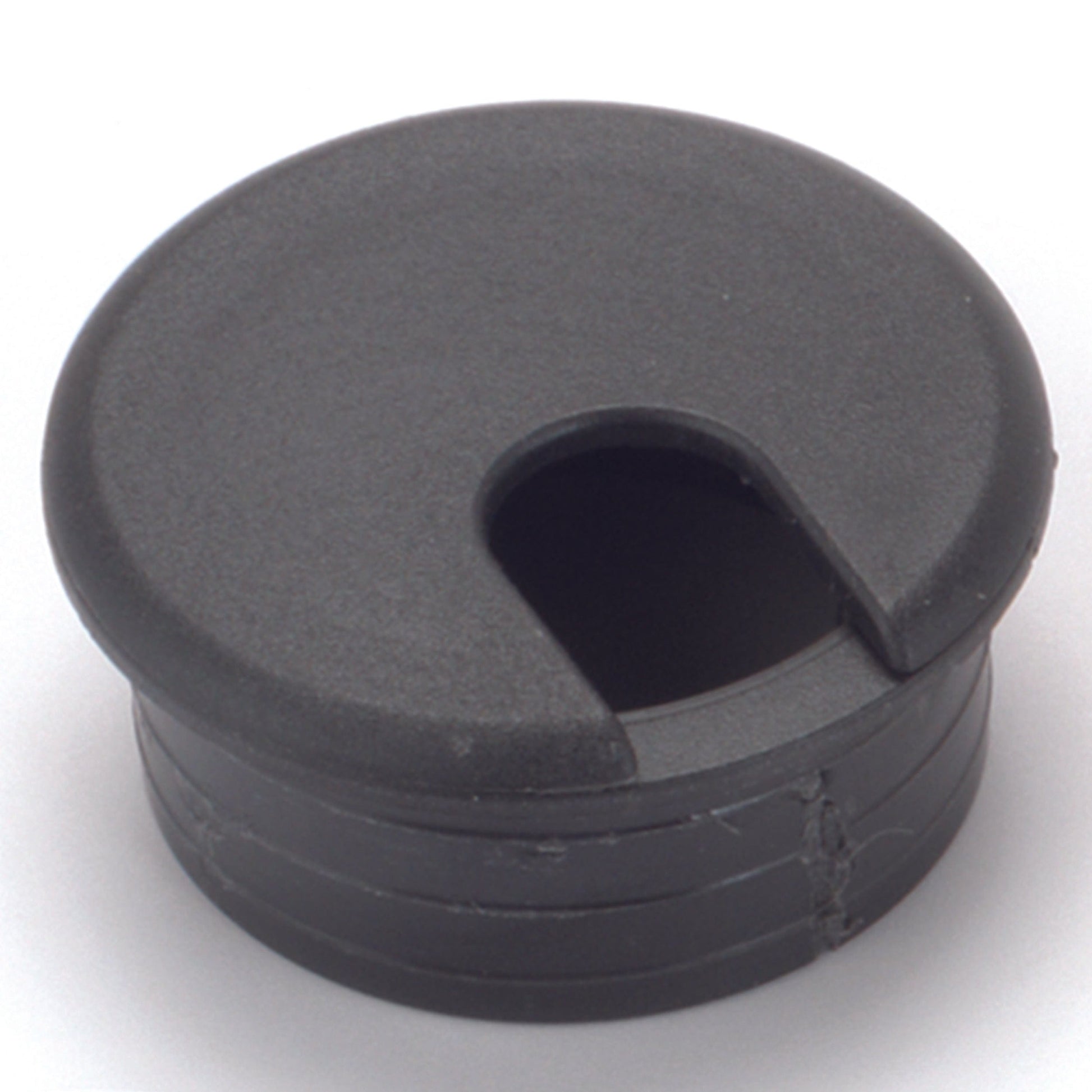 3" Cable Management Plastic Grommet Black alt 0