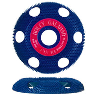 Holey Galahad See Through Disc - 7/8" Arbor - Round - Coarse - Blue alt 0