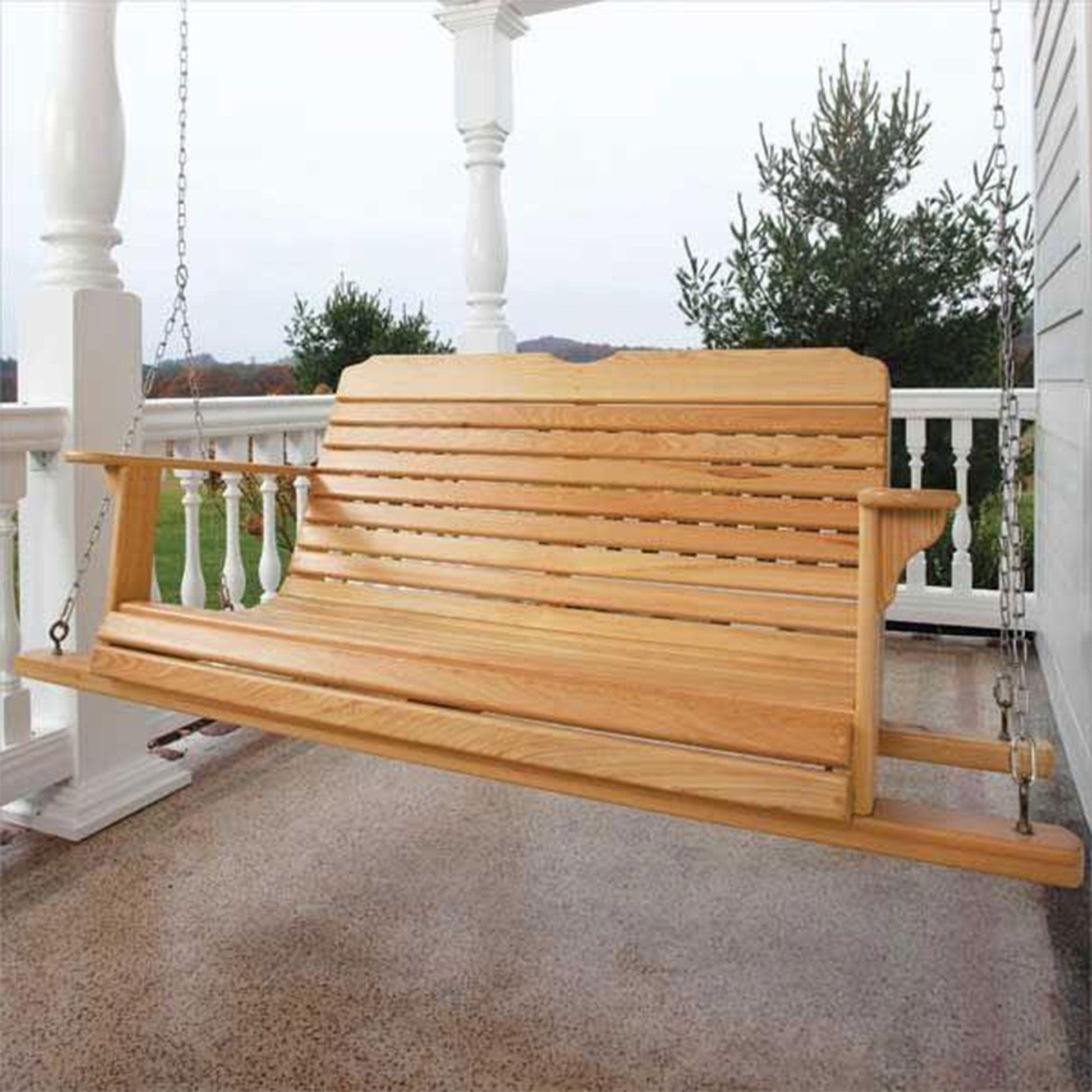 Woodworking Project Paper Plan to Build Outdoor Loving Porch Swing alt 0