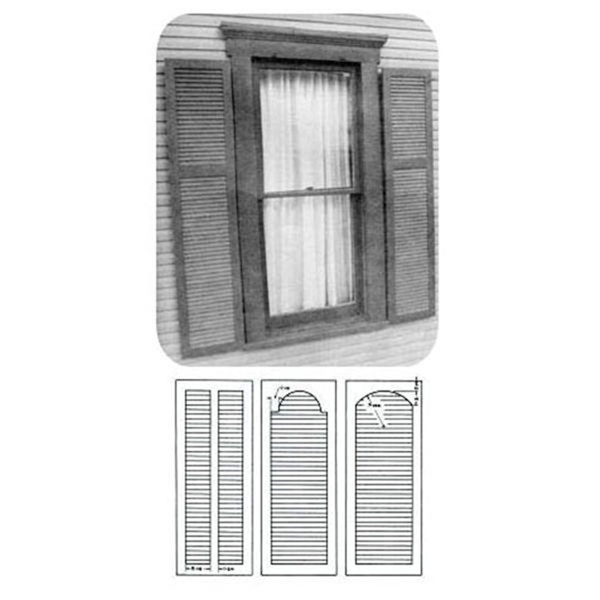 Woodworking Project Paper Plan to Build Plantation Shutter alt 0