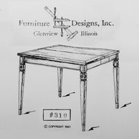 Woodworking Project Paper Plan to Build Folding Card Table alt 0