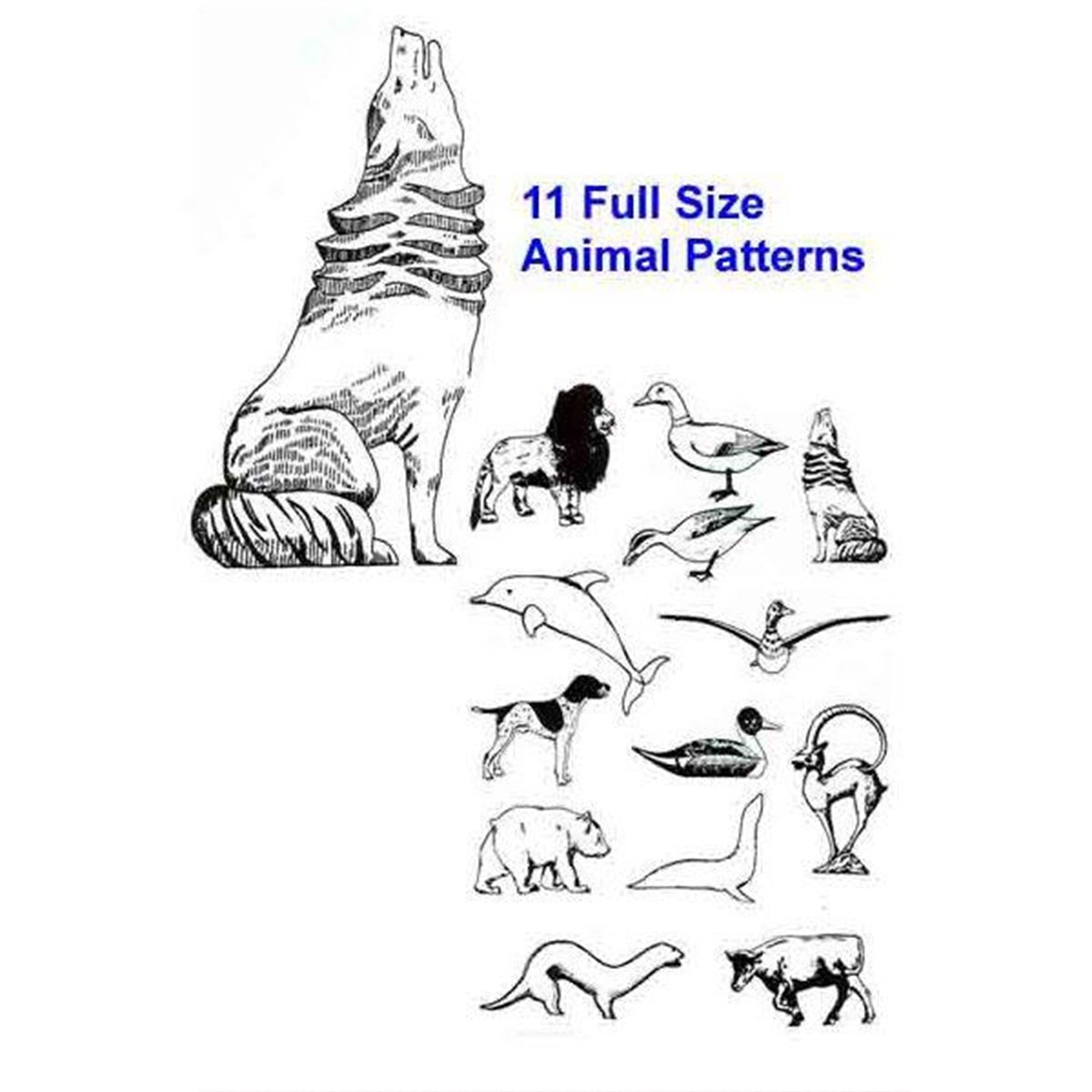 Woodworking Project Paper Plan to Build Woodcarver's Animal alt 0