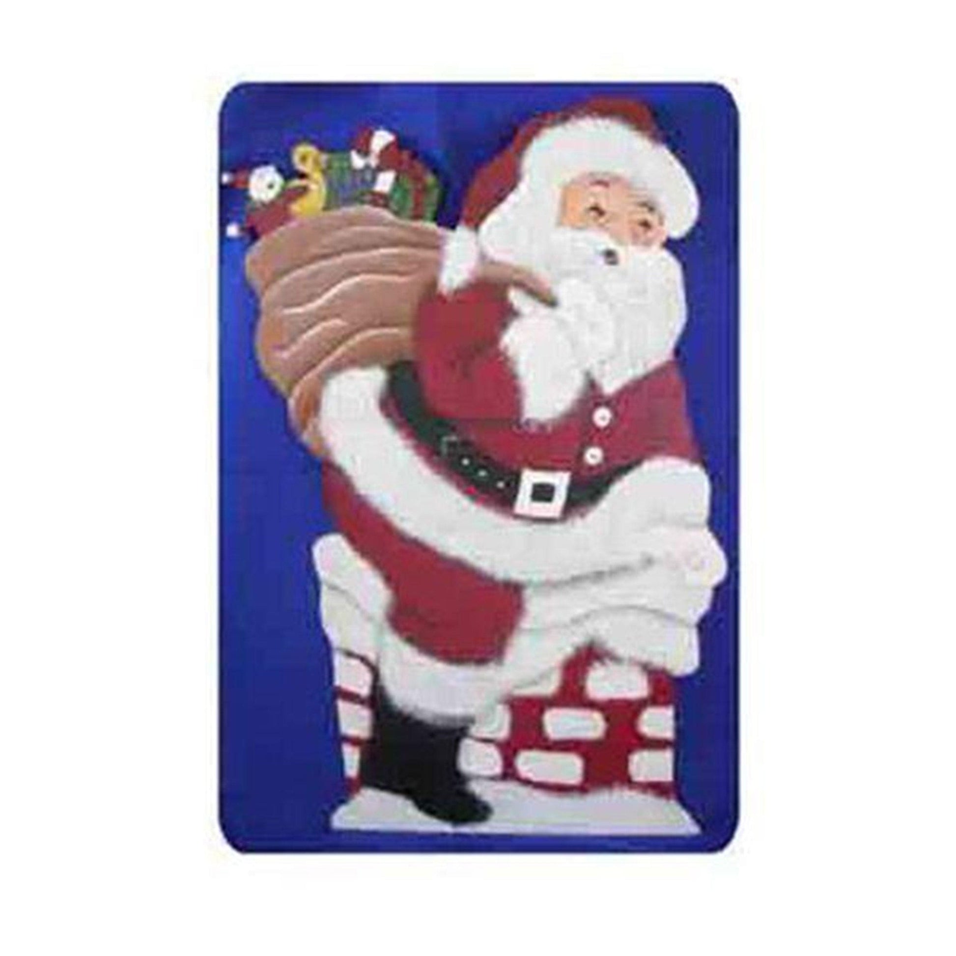 Woodworking Project Paper Plan to Build Country Santa in Chimney alt 0