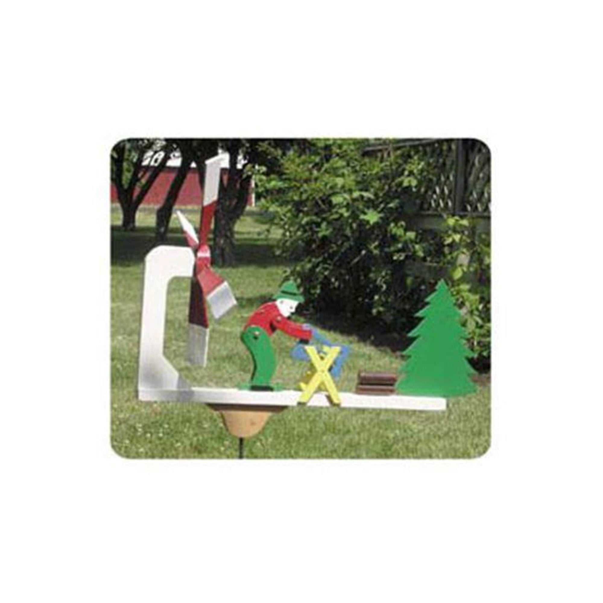 Woodworking Project Paper Plan to Build Lumberjack Whirligig alt 0