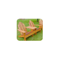 Woodworking Project Paper Plan to Build Classic Adirondack Tete-a-Tete alt 0