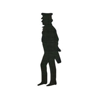 Woodworking Project Paper Plan to Build Railway Conductor Shadow alt 0