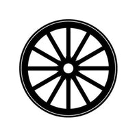 Woodworking Project Paper Plan to Build Wagon Wheel Shadow alt 0