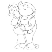 Woodworking Project Paper Plan to Build Elf with Horse alt 0