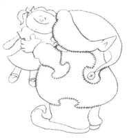 Woodworking Project Paper Plan to Build Elf Kissing Doll alt 0