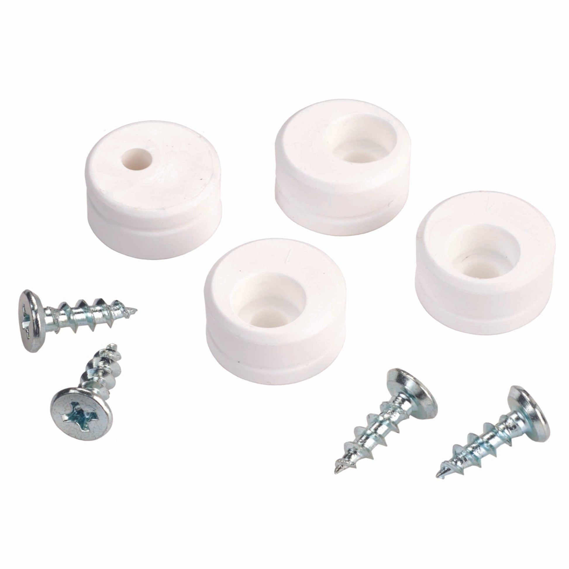 Euro Door Stop for Inset Doors - White - 10 Piece alt 0