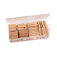 Spiral Groove Wood Dowel Pins - Assorted - 120 Piece alt 0