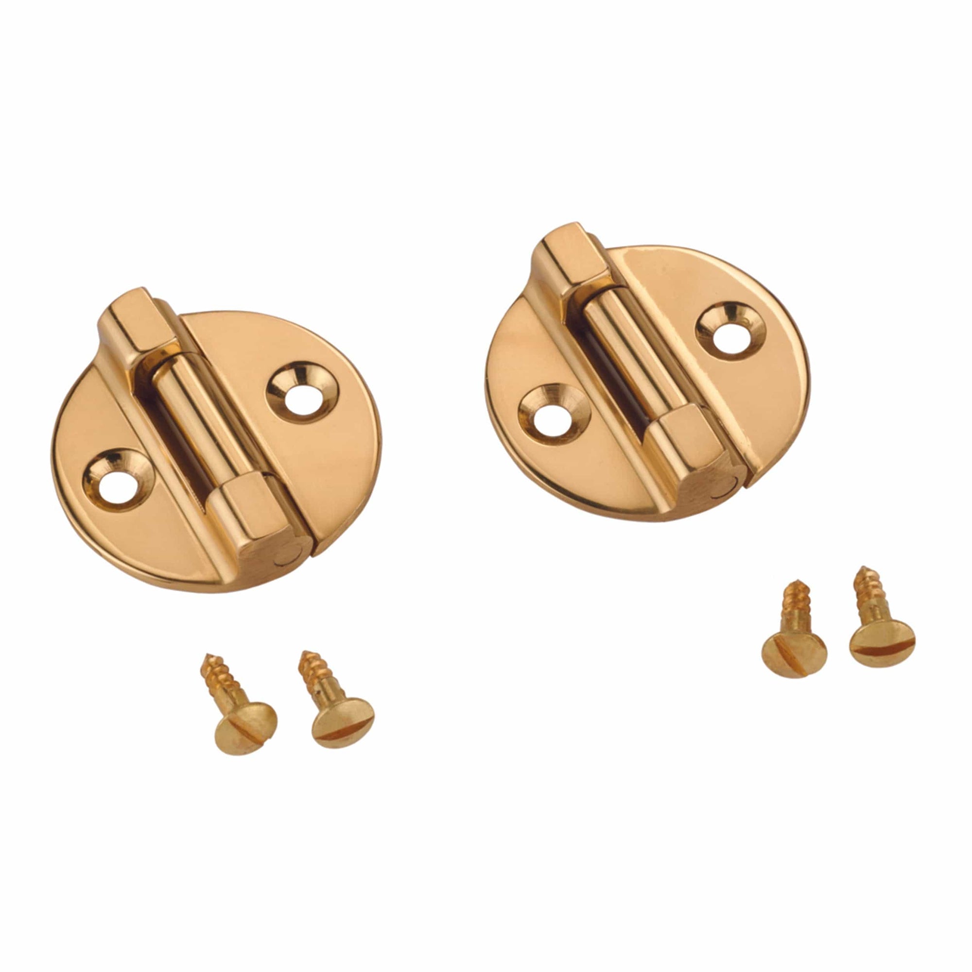Round Stop Hinge Pair alt 0