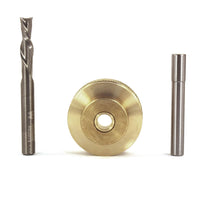 9501 Solid Brass Inlay Set, 1/4" D alt 0