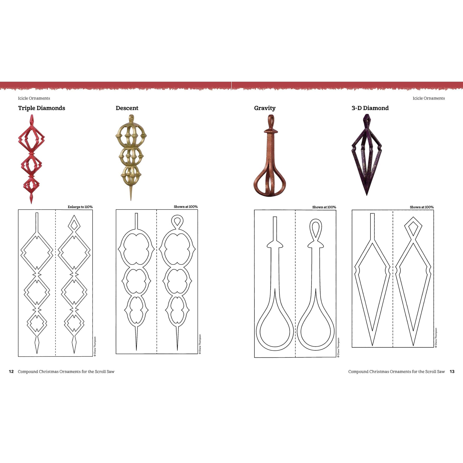 Compound Christmas Ornaments for the Scroll Saw, Revised Edition alt 0