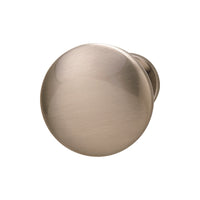 Chanterelle Brushed Nickel Knob 30 x 28 mm alt 0