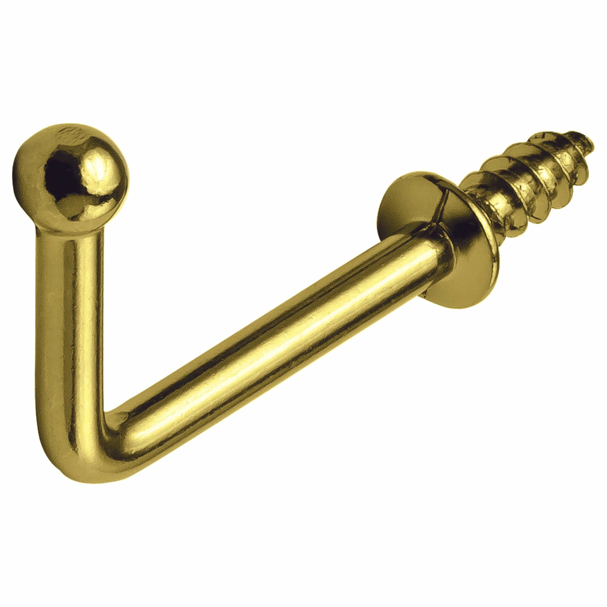 Ball Point Hook Brass Plated 38 mm alt 0