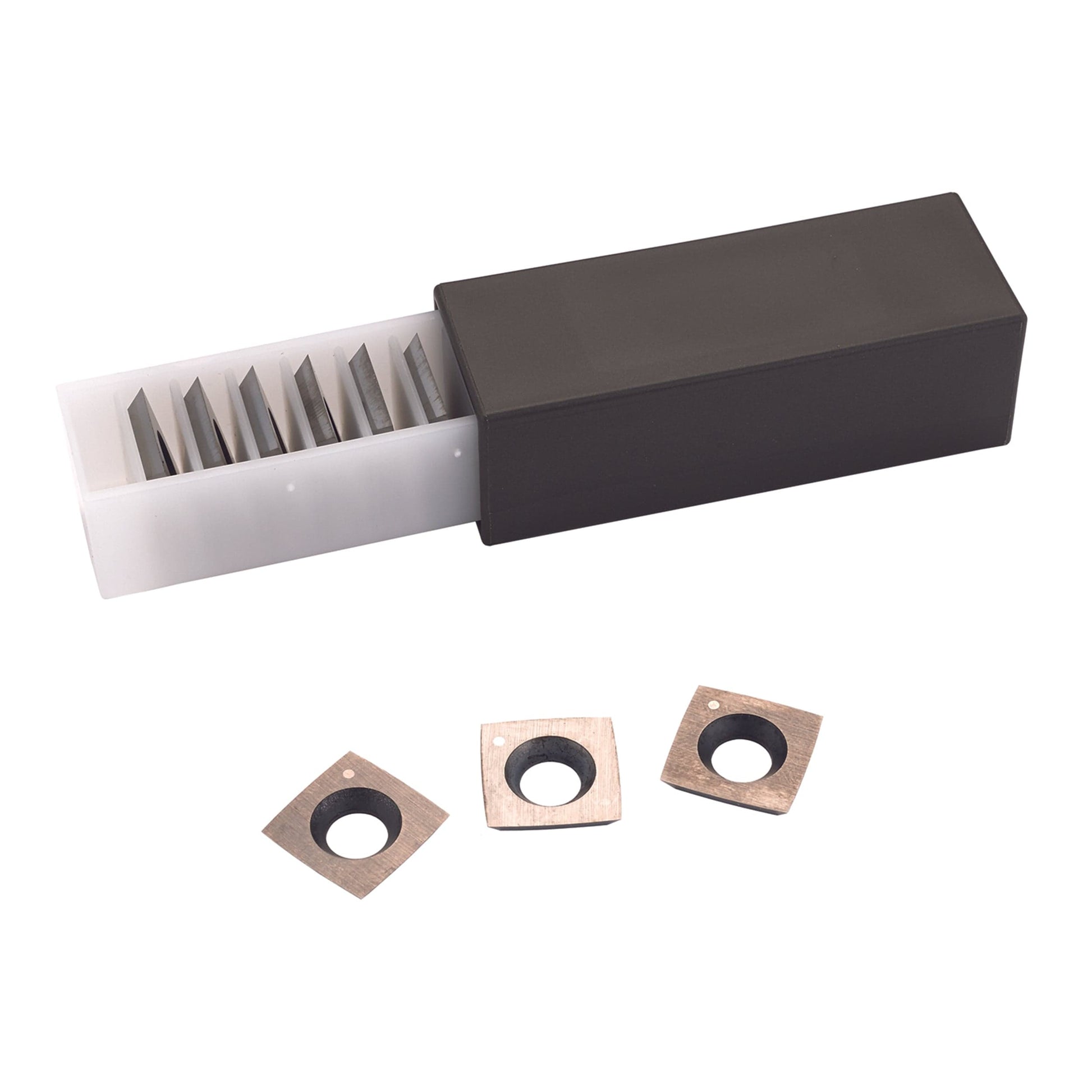 Replacement Carbide Inserts for Byrd Shelix Cutterheads - 10 Pack alt 0