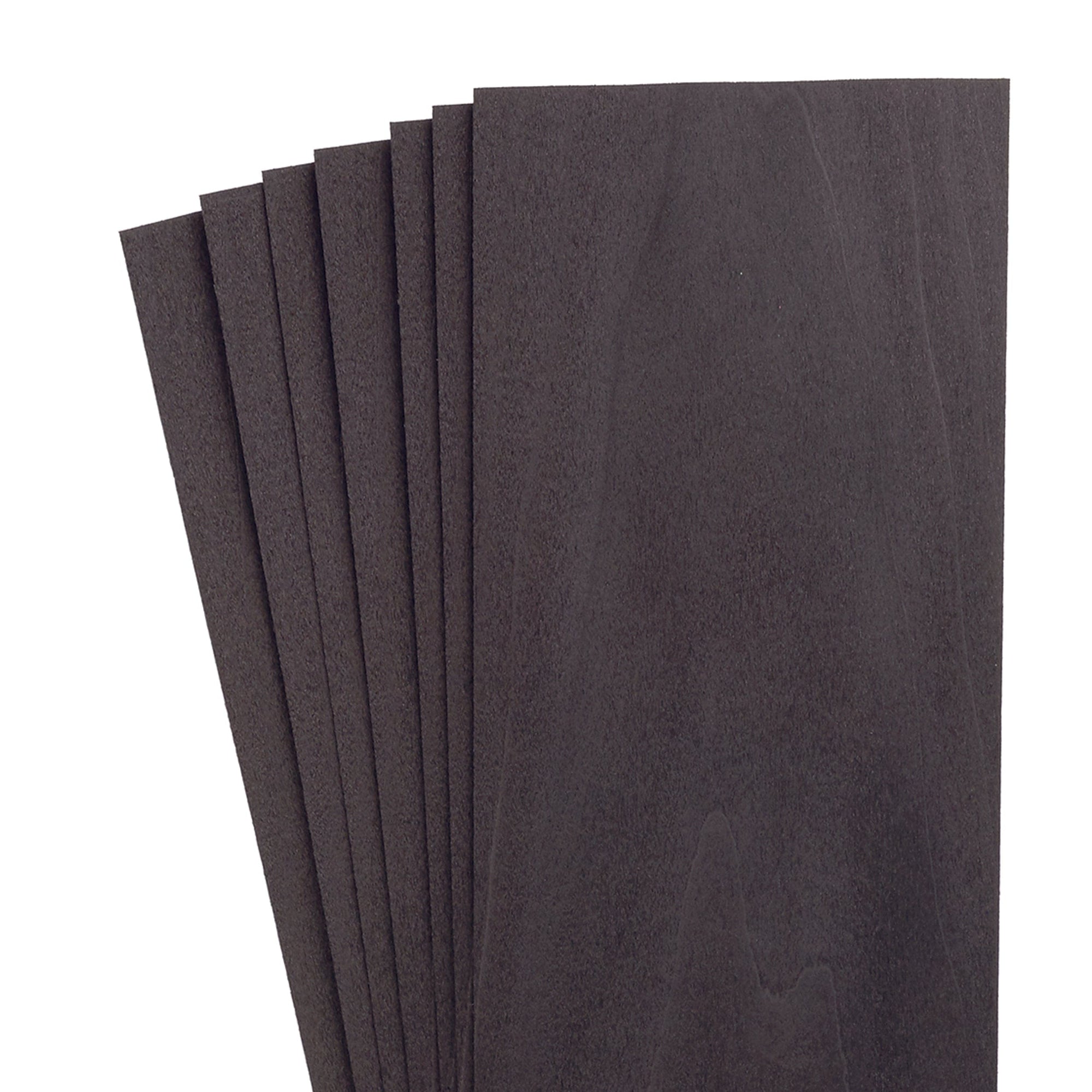 Dyed Wood Veneer Pack - 4-1/2" to 7-1/2" Width - Black - 6 Square Feet alt 0