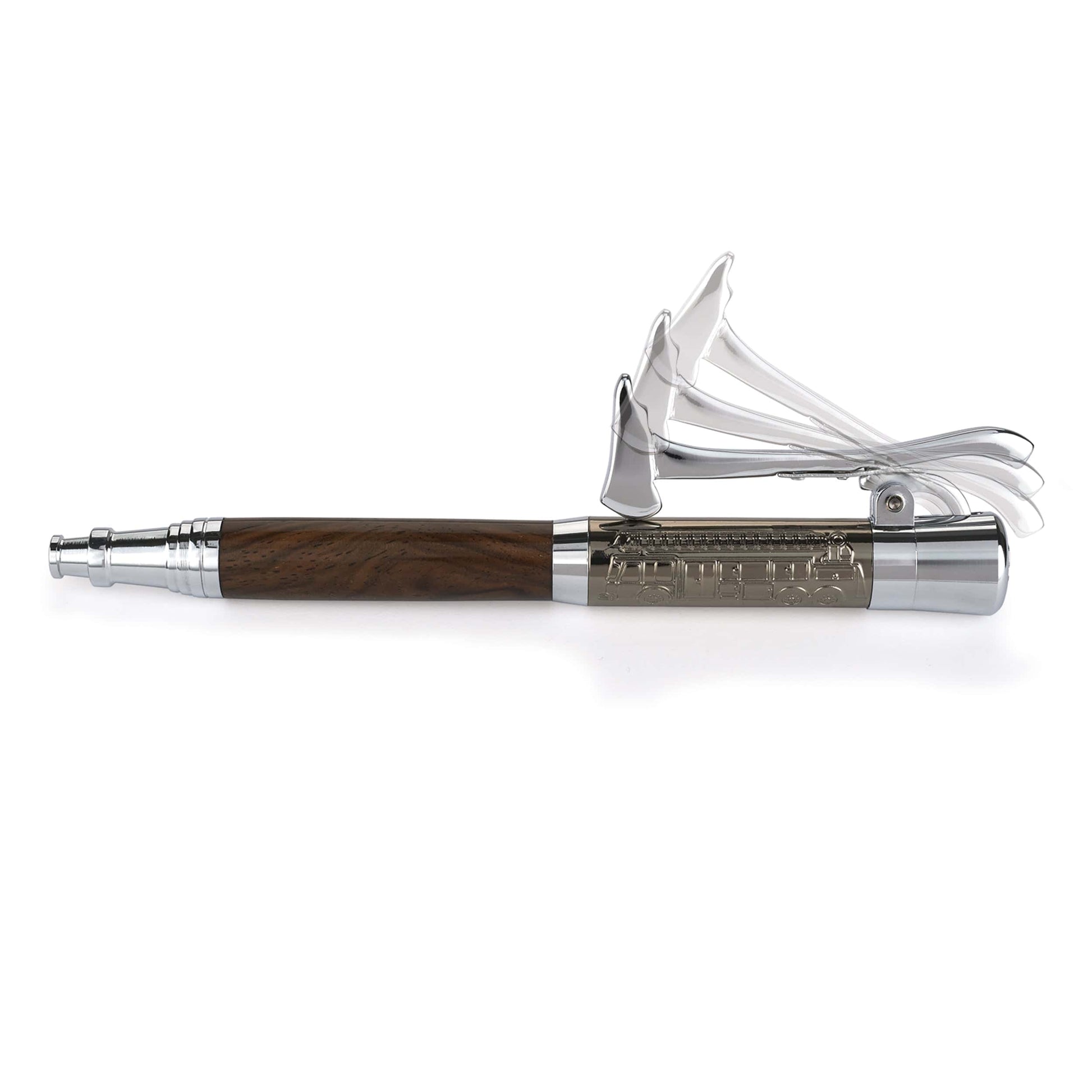 Fireman's Click Ballpoint Pen Kit - Gunmetal & Chrome